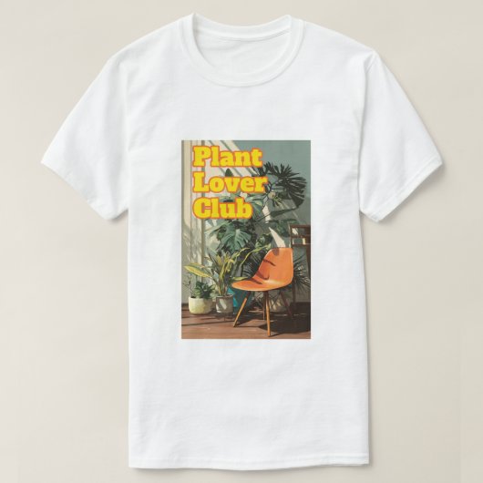 植物愛好家クラブTシャツ Tシャツ (デザイン正面)