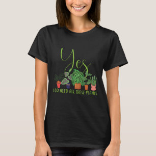 植物愛好家 ホビー庭師の自然贈り物 Tシャツ