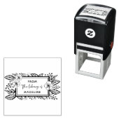 植物手描きカスタム図書室 セルフインキングスタンプ (インサイチュ)