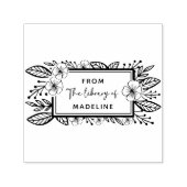 植物手描きカスタム図書室 セルフインキングスタンプ (デザイン)