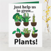 植物救済は植物を育てる カード (黄色い花)