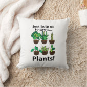 植物救済は植物を育てる クッション (ブランケット)