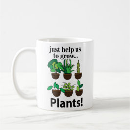 植物救済は植物を育てる コーヒーマグカップ