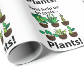 植物救済は植物を育てる ラッピングペーパー (ロールコーナー)
