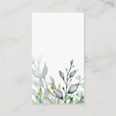 植物書道結婚ギフト登録簿 エンクロージャーカード (裏面)