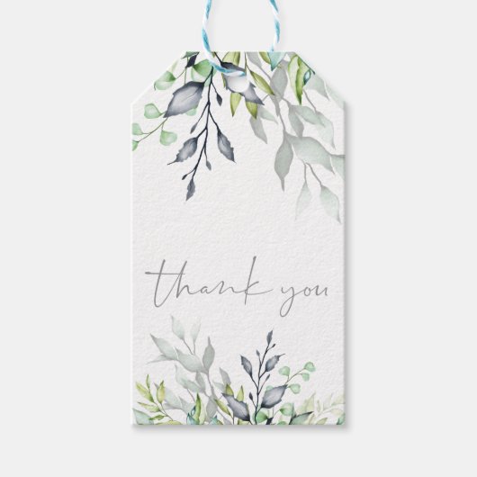 植物書道結婚有難う ギフトタグ (正面)