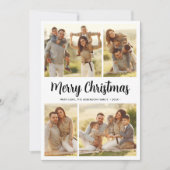 植物書道4写真数々のクリスマス シーズンカード (正面)