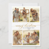 植物書道4写真数々のクリスマス シーズンカード (正面)