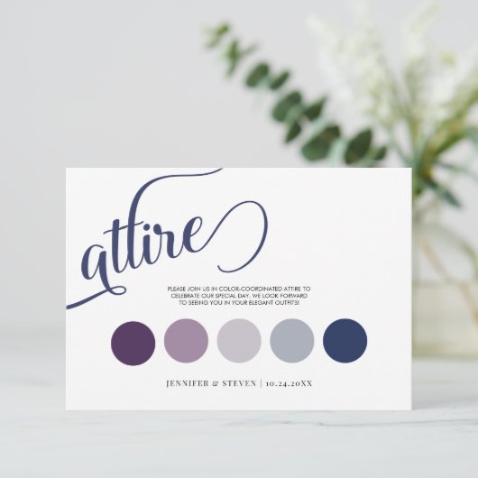 植物月光 |ゴシックフローラ結婚の服装 エンクロージャーカード (スタンド正面)