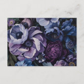 植物月光 |ゴシックフローラ結婚の服装 エンクロージャーカード (裏面)