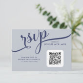 植物月光 |ゴシックフローラ結婚ズ 出欠カード (スタンド正面)