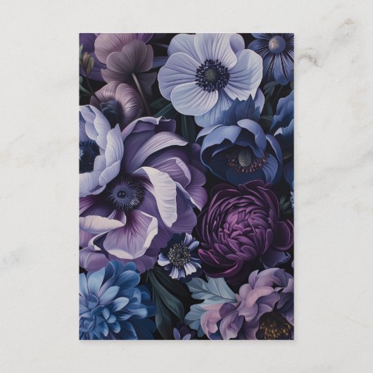 植物月光 |ゴシック様式のフローラ施設 エンクロージャーカード (裏面)