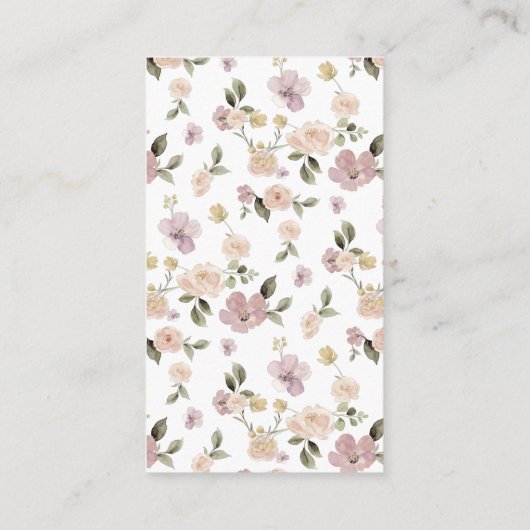 植物林の動物の持ち込み本 エンクロージャーカード (裏面)