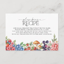 植物林の果実を持って来て下さいレシピ エンクロージャーカード