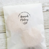 植物枝パーソナライズされた料理又はベーキング セルフインキングスタンプ