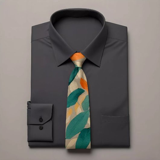 植物柄タイ ネクタイ