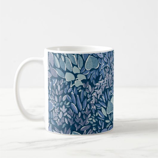 植物柄ミックス コーヒーマグカップ (左)