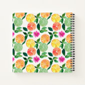 植物柑橘系水彩色 ノートブック (裏面)