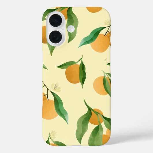 植物柑橘系水彩色 Case-Mate iPhoneケース (裏面)
