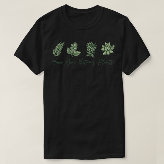 植物植物を持っている9 Tシャツ (デザイン正面)