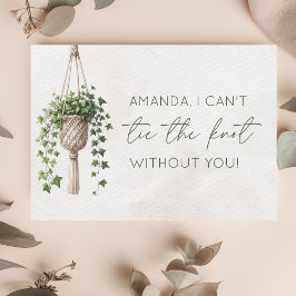 植物植物パーソナライズされた花付きメイド提案 ノートカード