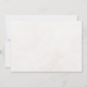 植物植物パーソナライズされた花付きメイド提案 ノートカード (裏面)