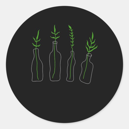 植物植物植物科学植物図書室gifの植物 ラウンドシール (正面)