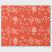 植物植物 ラッピングペーパー (フラット)