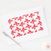 植物植物 長方形シール (封筒)