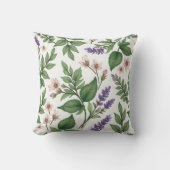 植物模様 クッション (正面)