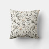 植物模様 クッション (裏面)