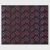 植物模様 ラッピングペーパー (フラット)