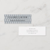 植物模様 |写真家 スキニー名刺 (正面/裏面)