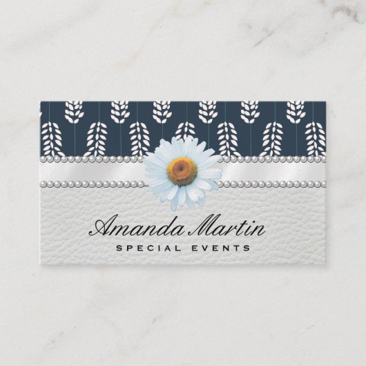 植物模様 名刺 (正面)