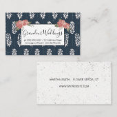 植物模様 名刺 (正面/裏面)