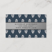 植物模様 名刺 (裏面)