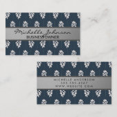 植物模様 名刺 (正面/裏面)