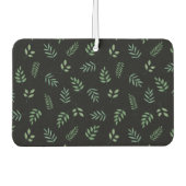 植物横パターン(の模様が)ある方形 カーエアーフレッシュナー (正面)