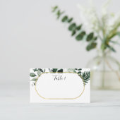 植物樹モダンエレガント生護衛カード プレイスカード (スタンド正面)