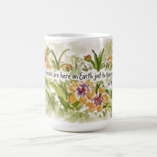 植物気にの湿地 コーヒーマグカップ (中央)