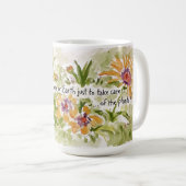 植物気にの湿地 コーヒーマグカップ (正面右)