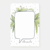 植物気泡パーソナライズされた ポストイット (正面)