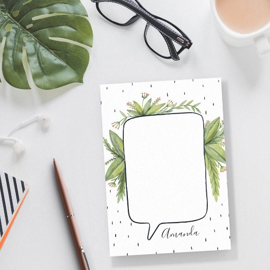 植物気泡パーソナライズされた ポストイット