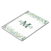 植物水エレガント色ユーカリ ノートブック (左側)