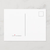 植物水彩セーブザデートはがき2 案内ポストカード (裏面)