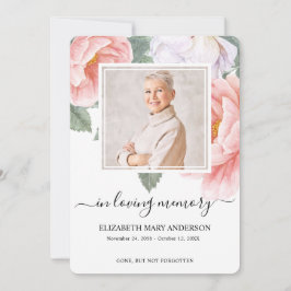 植物水彩葬儀悔やみや弔慰祈りの言葉カード サンキューカード