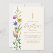 植物洗礼 招待状 (正面)