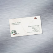 植物灌水サービスカスタム文字名刺M マグネット名刺 (インサイチュ)