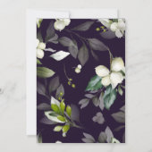 植物灯 | Purple Bridal Showerのご招待 招待状 (裏面)