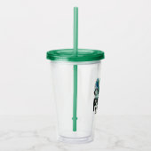 植物熱狂する婦人 アクリルタンブラー (右)